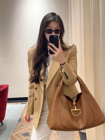 TÚI XÁCH NỮ GC HOBO HORSEBIT FORM OVERSIZE DA NGUYÊN BẢN – DÁNG RŨ MỀM SANG TRỌNG