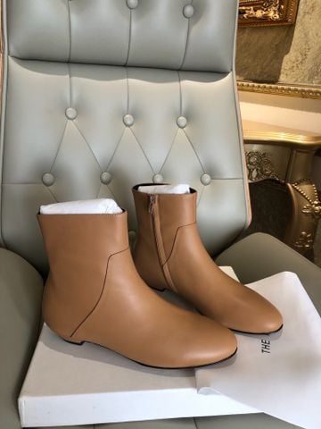 Boot The* Row* Rocco – Boots cổ thấp da bê trơn