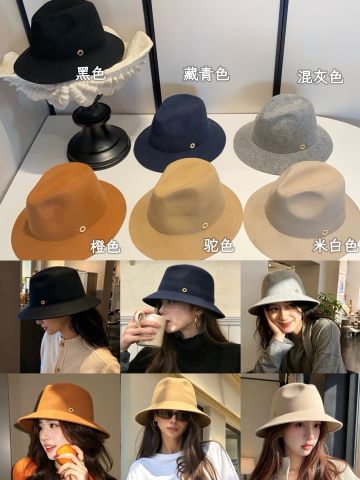 MŨ FEDORA NỮ L P – AUSTRALIAN WOOL FELT, PHOM VÀNH MỀM OLD MONEY
