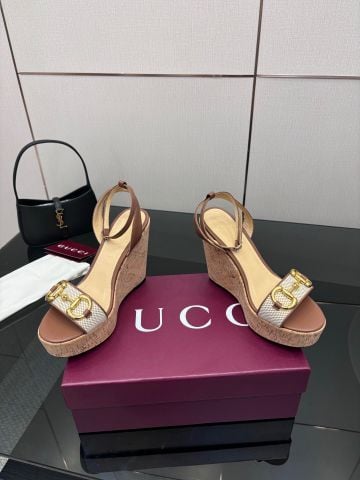SANDAL ĐẾ XUỒNG GUCC* HORSEBIT VÀNG – MÙA HÈ