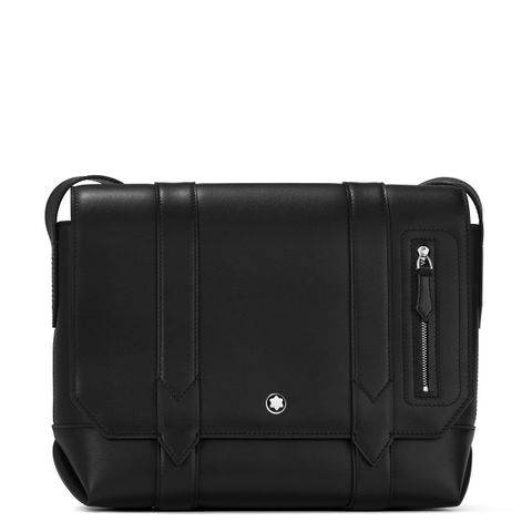 TÚI ĐEO CHÉO NAM M B MEISTERSTÜCK SELECTION SOFT MINI MESSENGER DA BÊ MỀM – PHOM MINI GỌN SANG, DẤU ẤN SNOWCAP TINH TẾ