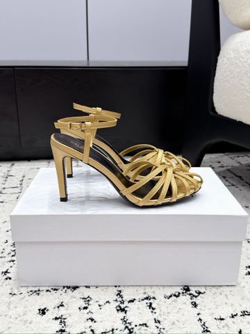 SANDAL CAO GÓT NỮ C L TRIOMPHE CAGE-TOE DA BÊ
