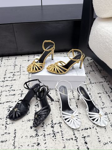 SANDAL CAO GÓT NỮ C L TRIOMPHE CAGE-TOE DA BÊ