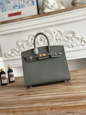 TÚI XÁCH NỮ H M BIRKIN 25 EPSOM PHOM SELLIER SẮC NÉT – DA VÂN HẠT CAO CẤP 25CM