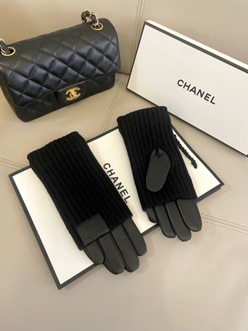 GĂNG TAY NỮ V W ORB – DA CỪU PHỐI LEN, THIẾT KẾ 2 KIỂU ĐEO