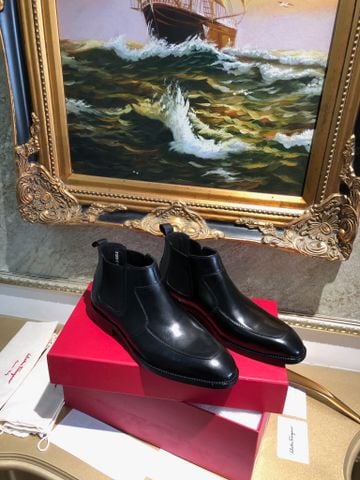 Giày nam cao cổ SALVATOR*E – Chelsea Boot Black Edition