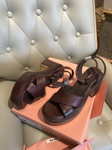 SANDAL CAO GÓT NỮ MM QUAI CHÉO ĐẾ PLATFORM TÔN DÁNG DỄ ĐI