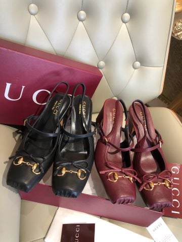 GIÀY CAO GÓT GUCC HORSEBIT SLINGBACK PUMP – GÓT VUÔNG 6,5cm/ 9,5cm