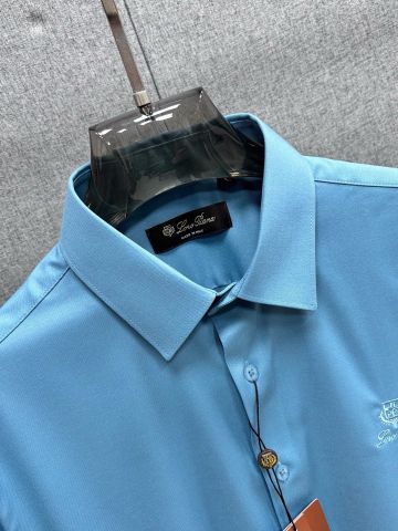 SƠ MI NAM L P COTTON CAO CẤP – TÔNG XANH THANH LỊCH, THÊU NGỰC TINH TẾ