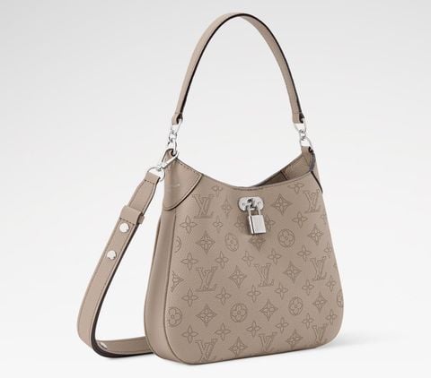 TÚI XÁCH NỮ L V ALL AROUND PM MAHINA PHOM HOBO KHÓA PADLOCK MONOGRAM ĐỤC LỖ