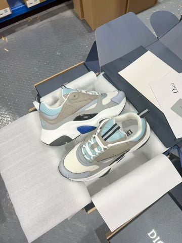 GIÀY NAM SNEAKER DIOR* B22 PHIÊN BẢN MÀU MỚI TRẮNG XÁM