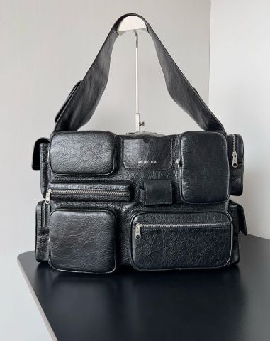 TÚI XÁCH UNISEX BALENCIAG* SUPERBUSY ĐA NGĂN PUNK BIKER