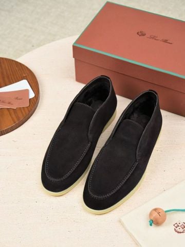 GIÀY MOCCASSIN NAM LP DÁNG SLIP-ON CỔ LỠ TỐI GIẢN THANH LỊCH