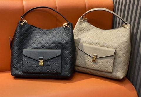 TÚI XÁCH NỮ L V HOBO MÉTIS MONOGRAM EMPREINTE PHOM HOBO MỀM SANG TRỌNG KHÓA S-LOCK BIỂU TƯỢNG
