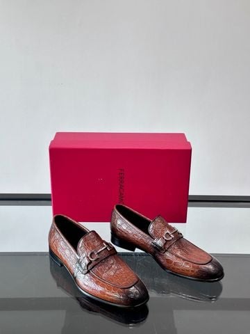 GIÀY NAM LOAFER FRG DIỆP VÂN NỔI CÁ SẤU