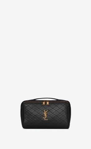 TÚI XÁCH NỮ Y S L GABY VANITY BAG DA CỪU CHẦN TRÁM PHOM HỘP MINI SANG TRỌNG