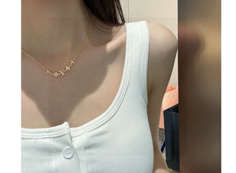 Dây chuyền nữ L*V  chữ cái