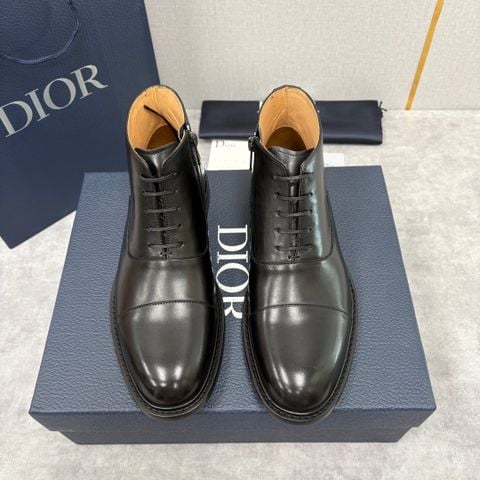 BOOT NAM DR CAP-TOE PHỐI 2 CHẤT DA – KHÓA KÉO HÔNG ẨN, FORM GỌN SANG TRỌNG