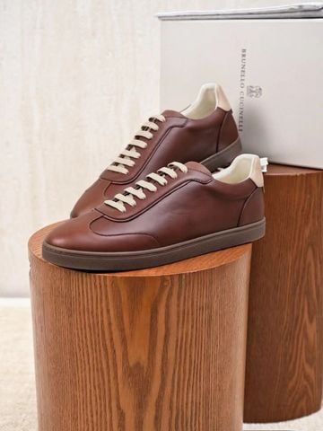 GIÀY SNEAKER NAM BC DA BÊ MỊN TỐI GIẢN CHUẨN ÂU – FORM GỌN SANG, ĐẾ CAO SU ÊM