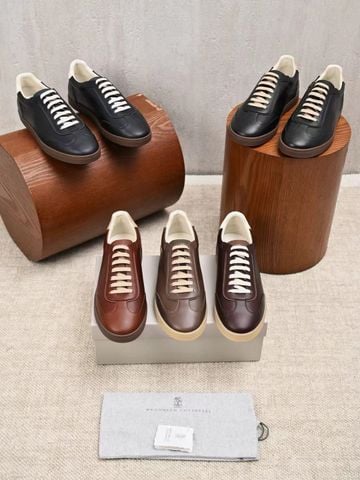 GIÀY SNEAKER NAM BC DA BÊ MỊN TỐI GIẢN CHUẨN ÂU – FORM GỌN SANG, ĐẾ CAO SU ÊM