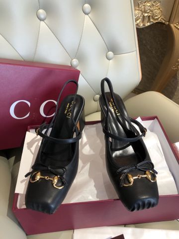 GIÀY CAO GÓT GUCC HORSEBIT SLINGBACK PUMP – GÓT VUÔNG 6,5cm/ 9,5cm