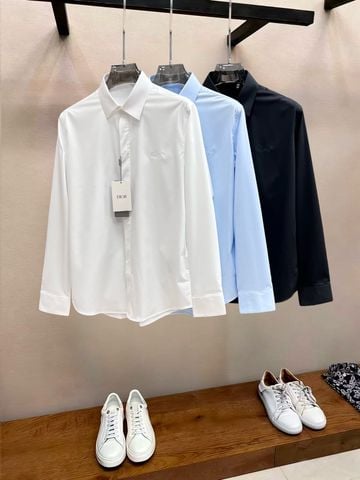 SƠ MI NAM D R COTTON SHIRTING THÊU SIGNATURE, PHOM TAILORED LỊCH LÃM
