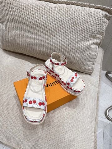 Sandal nữ L*V  Maya Platform “Cherry Monogram