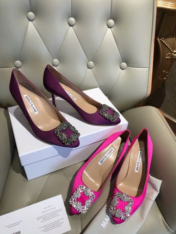 GIÀY CAO GÓT NỮ MBL BUCKLE ĐÍNH ĐÁ LUXE – CHẤT LỤA SATIN SANG MỊN, MŨI NHỌN TÔN DÁNG