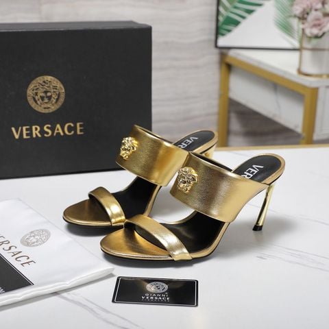 SANDAL CAO GÓT NỮ VERS* GÓT KIM LOẠI 8.5CM – BIỂU TƯỢNG MEDUSA
