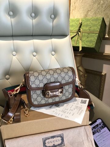 Túi xách nữ GUCC* Horsebit 1955 Small Shoulder Bag