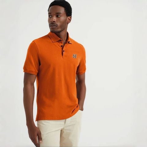 ÁO POLO NAM H M THÊU CHỮ H 3D NỔI – PHOM BASIC DỄ DIỆN, CHUẨN GU LỊCH THIỆP