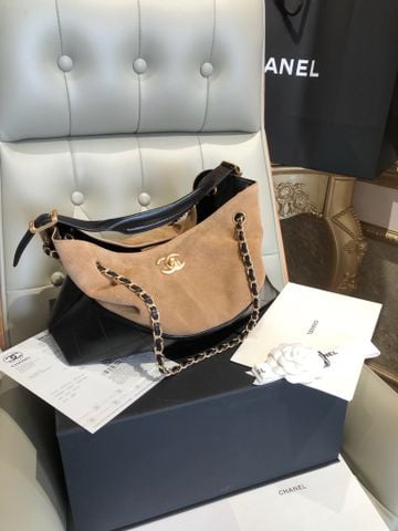 TÚI XÁCH NỮ CN PHOM SHOPPING HOBO DA LỘN PHỐI CHẦN TRÁM DÁNG LỚN CỰC KỲ CUỐN HÚT