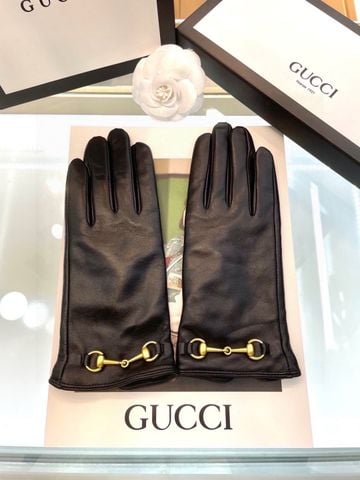 GĂNG TAY NỮ G C LEATHER GLOVES WITH HORSEBIT – DA CỪU LÓT CASHMERE