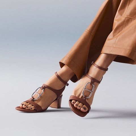 SANDAL CAO GÓT NỮ H M MARINELLA CHAÎNE D’ANCRE OVERSIZE