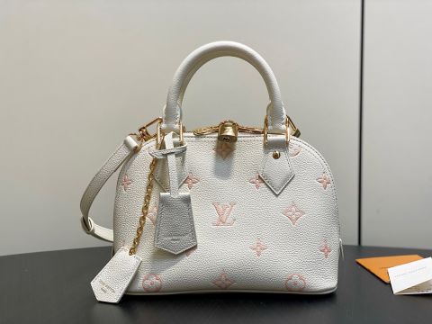 TÚI XÁCH NỮ L V ALMA BB MONOGRAM EMPREINTE HAI TÔNG PHOM VÒM BIỂU TƯỢNG
