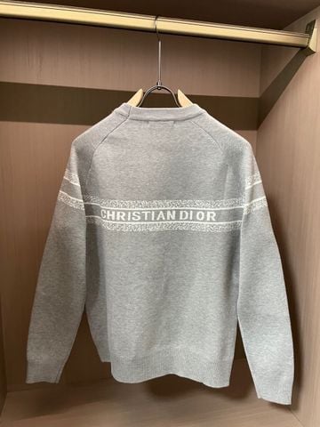 ÁO LEN DỆT KIM UNISEX DR HỌA TIẾT CHỮ NGANG TỐI GIẢN, FORM GỌN ĐẸP