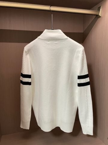 ÁO LEN NAM MCL DÁNG CỔ CAO KÉO KHÓA – KẺ TAY SIGNATURE, PHOM GỌN SANG