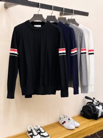 ÁO LEN NAM TB PHOM GỌN – SỌC TAY SIGNATURE, DỆT DÀY MỊN