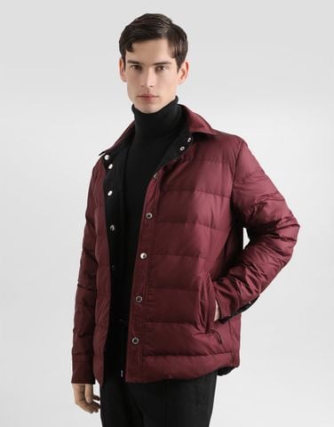 ÁO KHOÁC PHAO NAM DG* 2 MẶT PHOM CỔ BẺ CHUẨN MỰC – CHẤT LIỆU THƯỢNG HẠNG, NHỒI 90% LÔNG NGỖNG TRẮNG