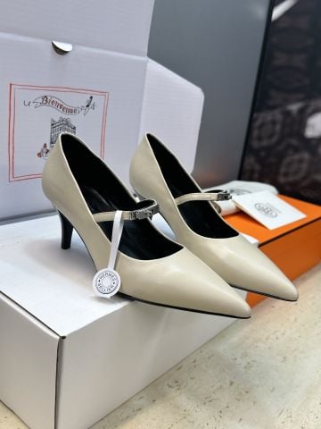 GIÀY CAO GÓT NỮ H M KELLY BUCKLE MŨI NHỌN THANH MẢNH – FORM ÔM CHÂN