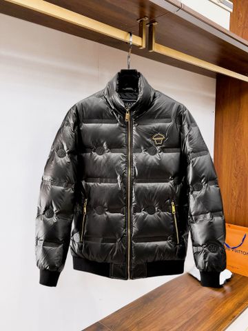 ÁO PHAO NAM VS PHOM PUFFER BÓNG MỊN – LOGO DẬP NỔI SANG TRỌNG – GIỮ ẤM NHẸ TÊNH