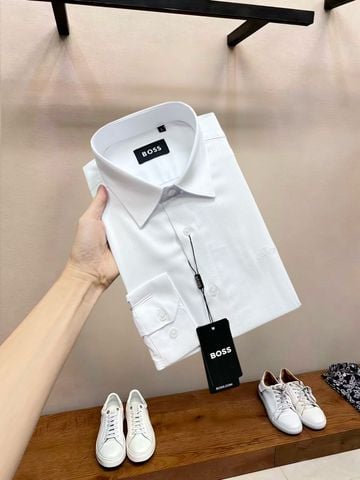 ÁO SƠ MI NAM B S VẢI COTTON DỆT SỌC CHÌM CAO CẤP, PHOM BUSINESS THANH LỊCH
