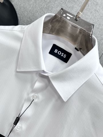 ÁO SƠ MI NAM B S VẢI COTTON DỆT SỌC CHÌM CAO CẤP, PHOM BUSINESS THANH LỊCH