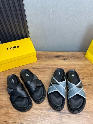 Dép nam FENDI* – Kiệt tác da thật, nâng tầm phong cách