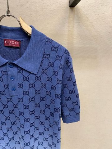 Áo GUCC*  Polo Gradient Knit – Áo Nam Limited Edition