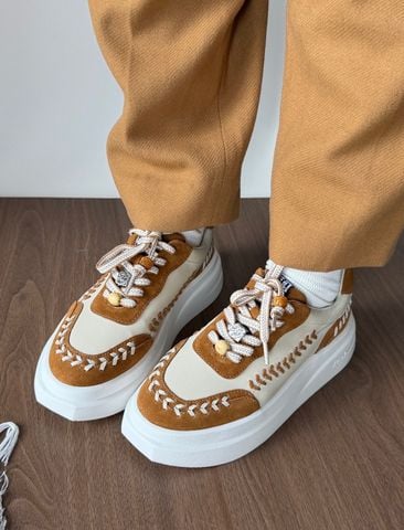 GIÀY THỂ THAO NỮ AS ĐẾ DÀY RETRO TÔN DÁNG 4CM