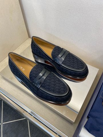 Giày nam Loafer Di*or* DA DẬP VÂN SANG TRỌNG