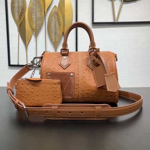 TÚI XÁCH NỮ L V SPEEDY P9 BANDOULIÈRE 25 DA DẬP VÂN ĐÀ ĐIỂU PHỐI POCKET NỔI