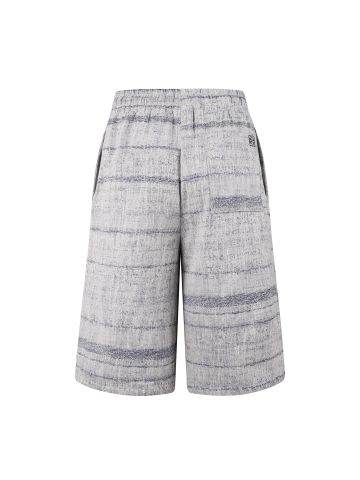 QUẦN SHORT NAM L W DENIM COTTON JACQUARD 450G – PHOM WIDE-LEG RELAXED THÊU ANAGRAM