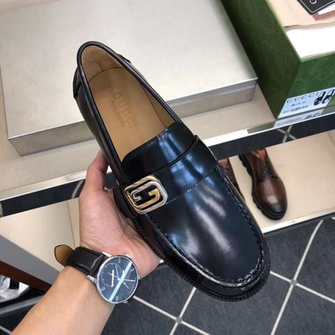 GIÀY NAM LOAFER GC KHÓA GG KIM LOẠI – FORM ÔM GỌN LỊCH LÃM, DIỆN MỘT LẦN LÀ “SANG